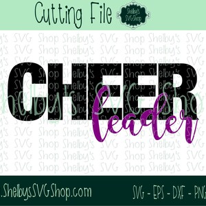 Cheerleader Knockout - Cutting File - svg eps dxf png pdf