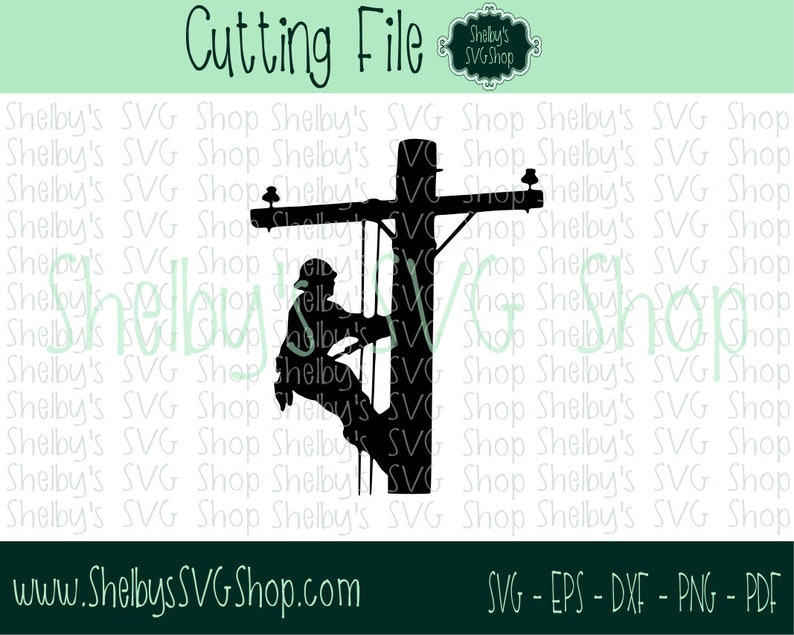 Download LineMan Cutting File svg eps dxf pdf png | Etsy