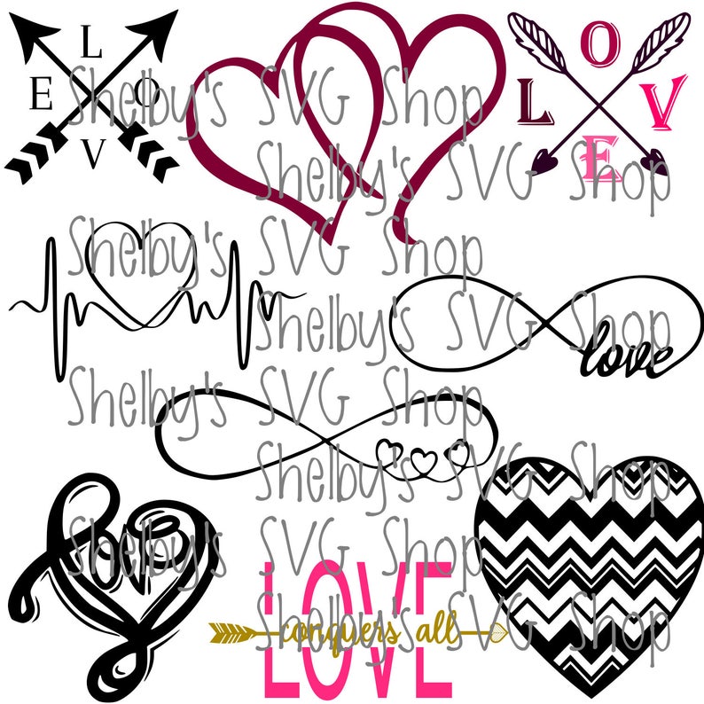 Download Valentines SVG MEGA Bundle 50 Designs Huge Sale 89% off | Etsy