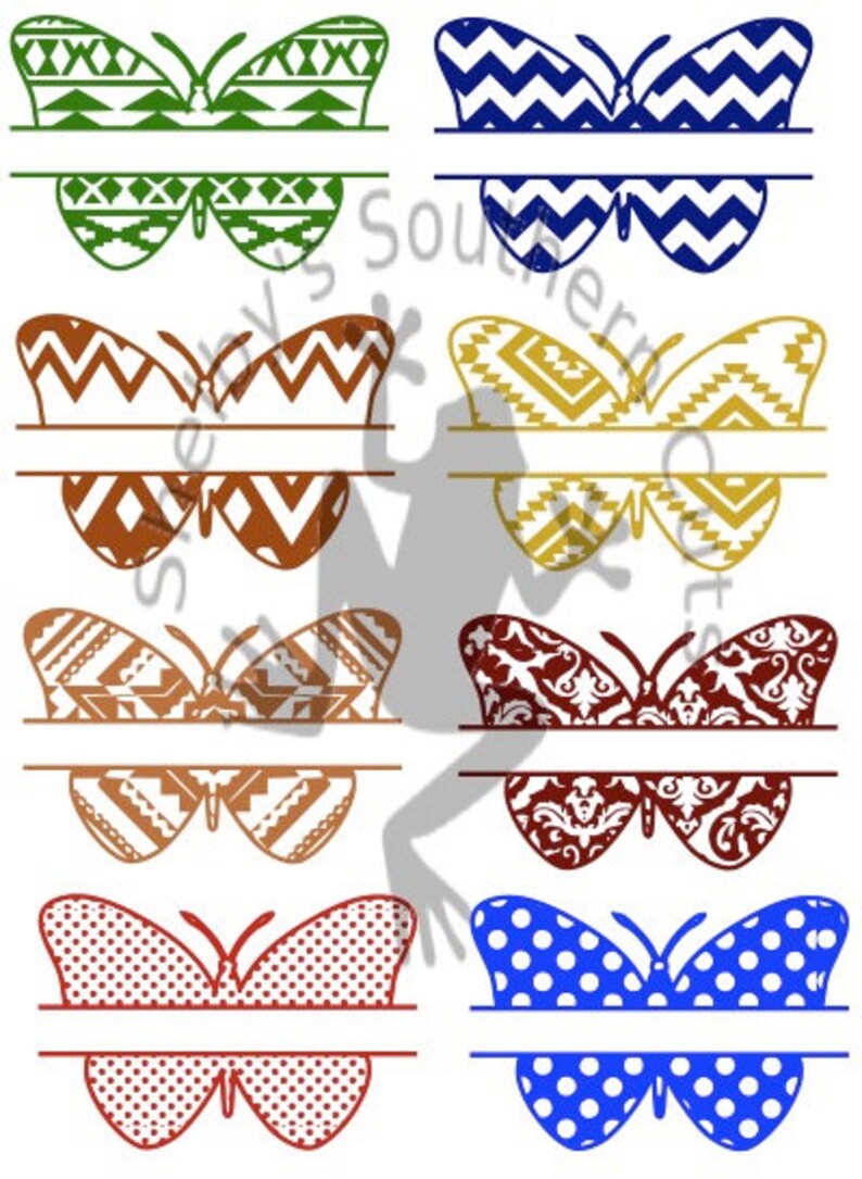 Download Butterfly Monogram/NAME/SOLID svg files | Etsy