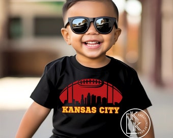 Kansas City Football T-Shirt | Kids/Youth T-Shirt | Toddler T-Shirt | Statement Tee