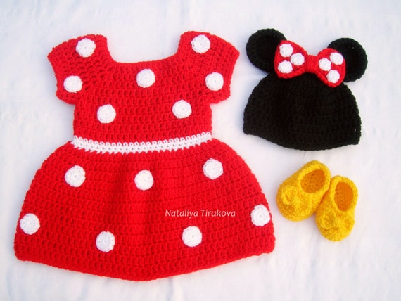 minnie mouse crochet outfit