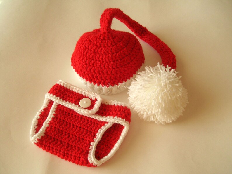 crochet newborn christmas outfits