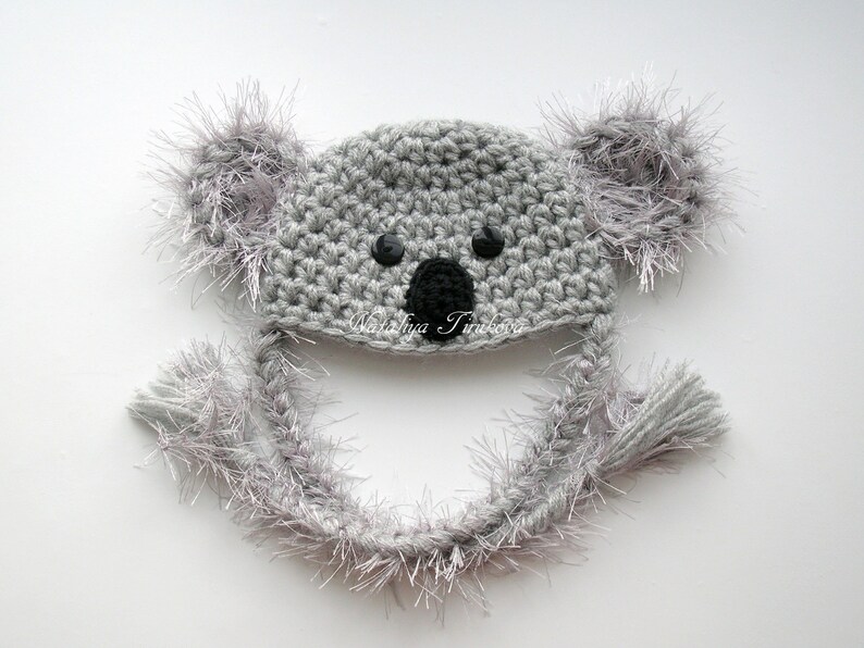Crochet Koala Hat/Koala Hat/Newborn Koala Hat/Koala Bear Etsy