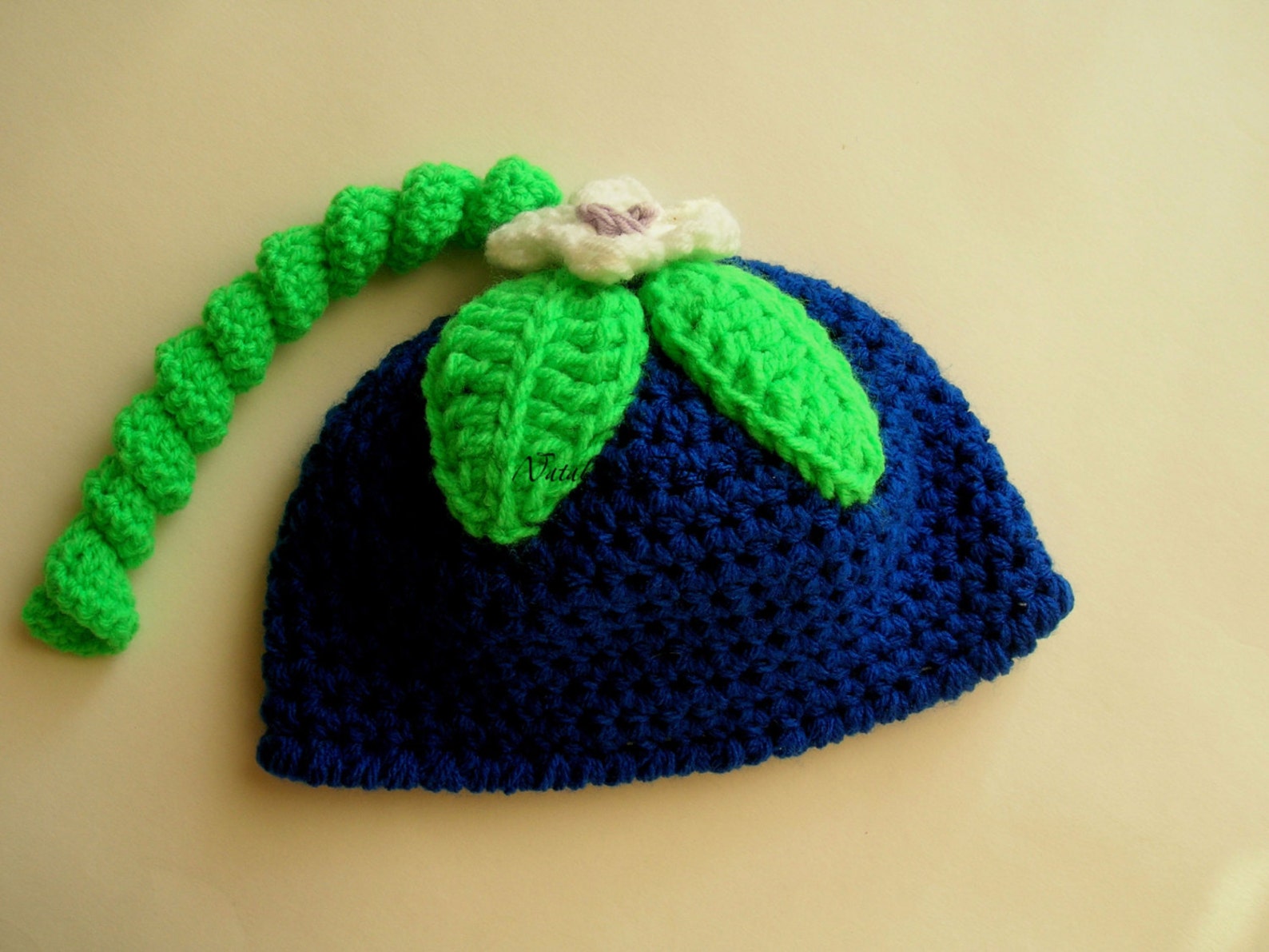 Baby Blueberry Hat Blueberry Crochet Baby Blueberry Etsy