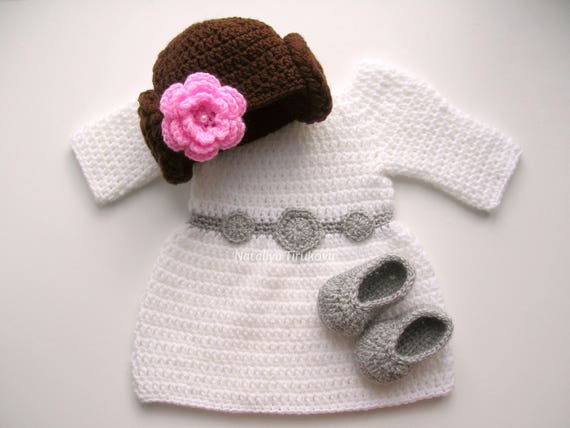 Crochet Princess Leia Dress