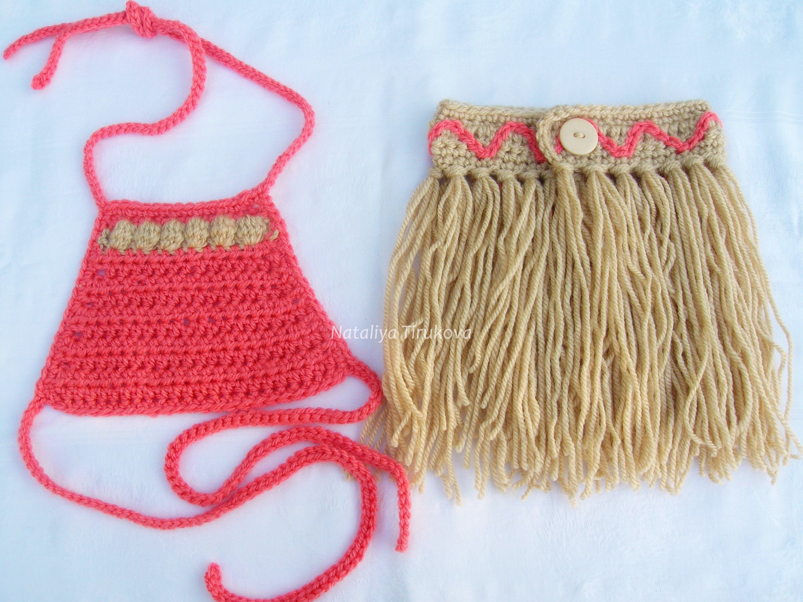 Crochet Moana Costume Baby Moana Outfit Princess Party Etsy Crochet Moana Costume Baby Moana Outfit Princess Party Etsy