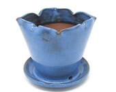 Succulent Planter, Blue Planter, Ceramic Planter, Pottery Planter, Succulent Bowl, Succulent Pot, Succulent Container, Handmade Flower Pot