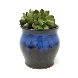 Small Ceramic Succulent Planter, Wheel Thrown Pottery Planter, Ceramic Patio Decor, Small Flower Pot, Succulent Container With Drainage