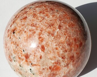 Large Sunstone Sphere 6 lb 13.1 oz,one of a kind crystal gift