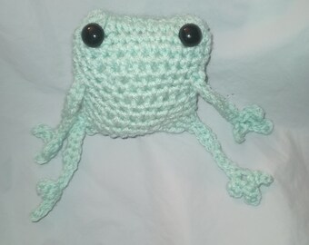 Leggy Frog Crochet Plush