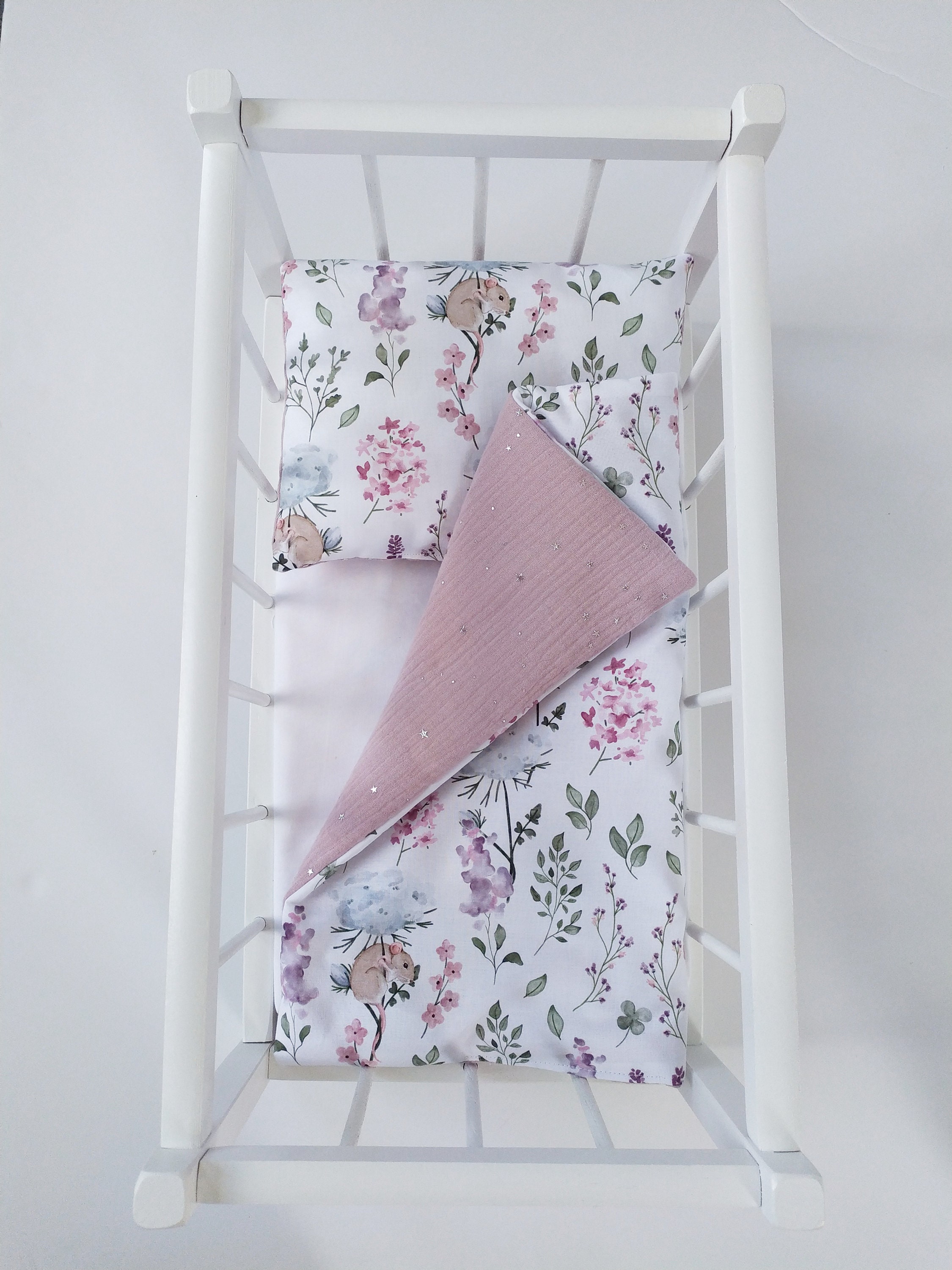 Doll Bedding Set Doll Pram Bedding Set Doll Crib Bedding Etsy UK