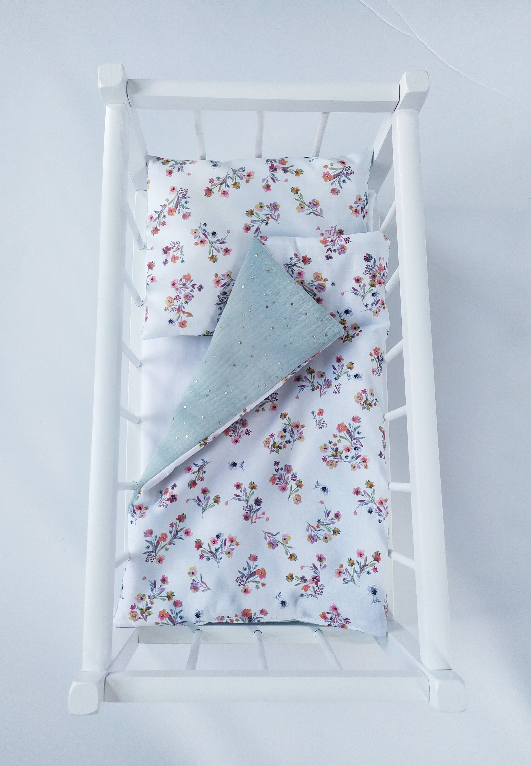 Doll Bedding Set Doll Pram Bedding Set Doll Crib Bedding Etsy