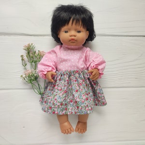 Outfit for Miniland 38 cm / 15 inch doll - Dinkum doll outfit - Waldorf doll outfit - clothes for 14-15 inches doll - 15 inch doll outfit