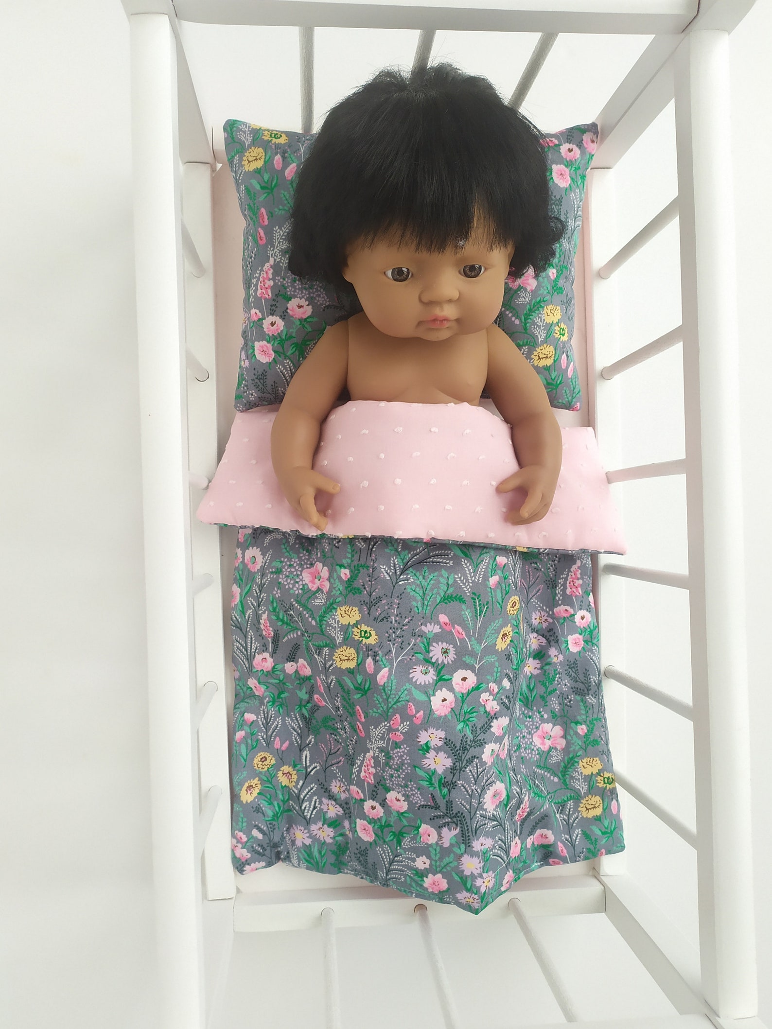 Doll Bedding Set Doll Pram Bedding Set Doll Crib Bedding Etsy