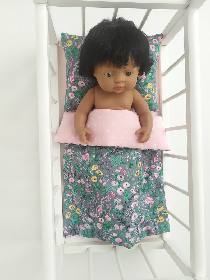 Doll Bedding Set Doll Pram Bedding Set Doll Crib Bedding Etsy