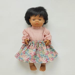 Outfit for Miniland 38 cm / 15 inch doll - Dinkum doll outfit - Waldorf doll outfit - clothes for 14-15 inches doll - 15 inch doll outfit