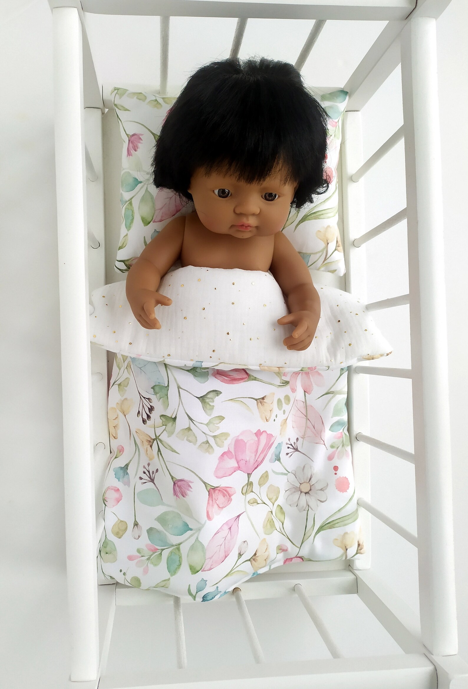 Doll Bedding Set Doll Pram Bedding Set Doll Crib Bedding Etsy