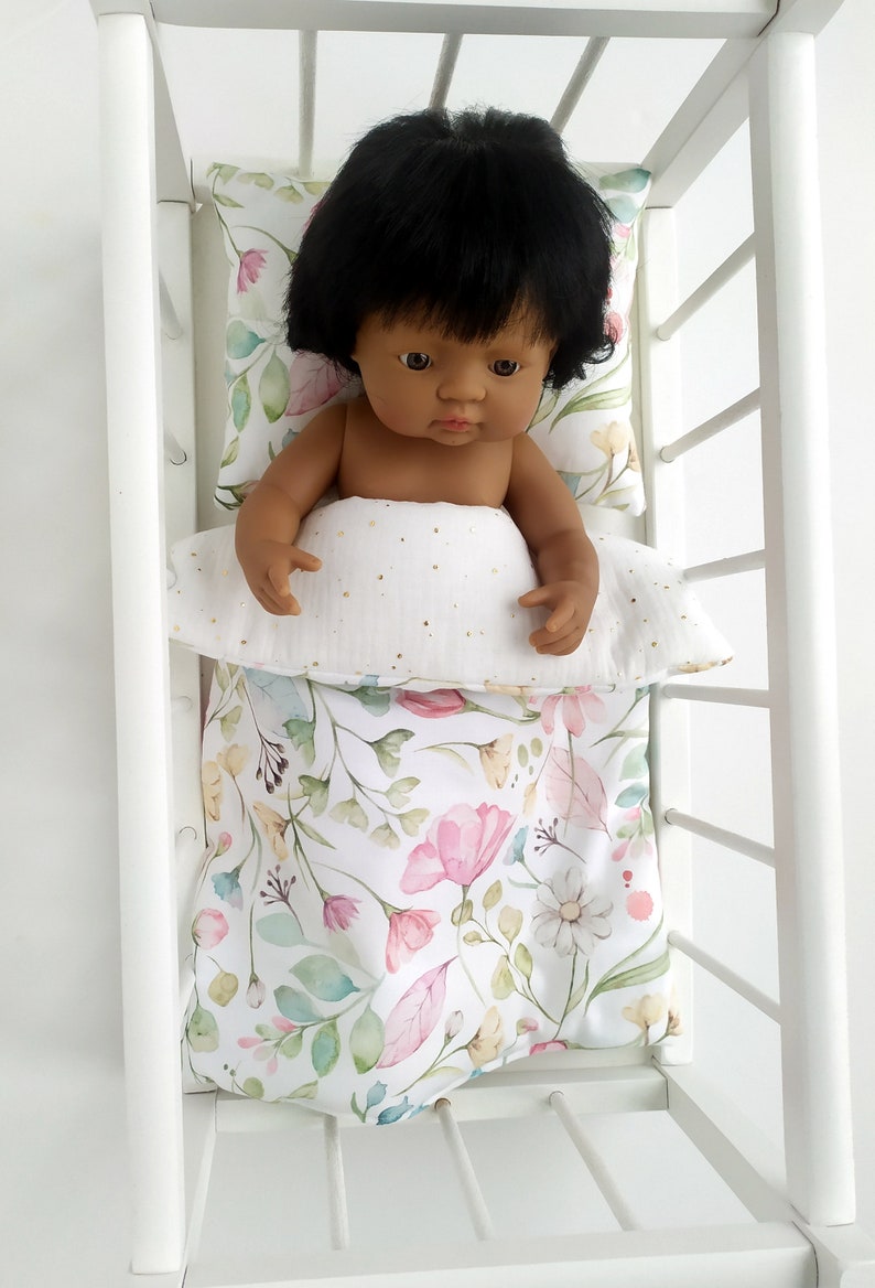 Doll Bedding Set Doll Pram Bedding Set Doll Crib Bedding Etsy
