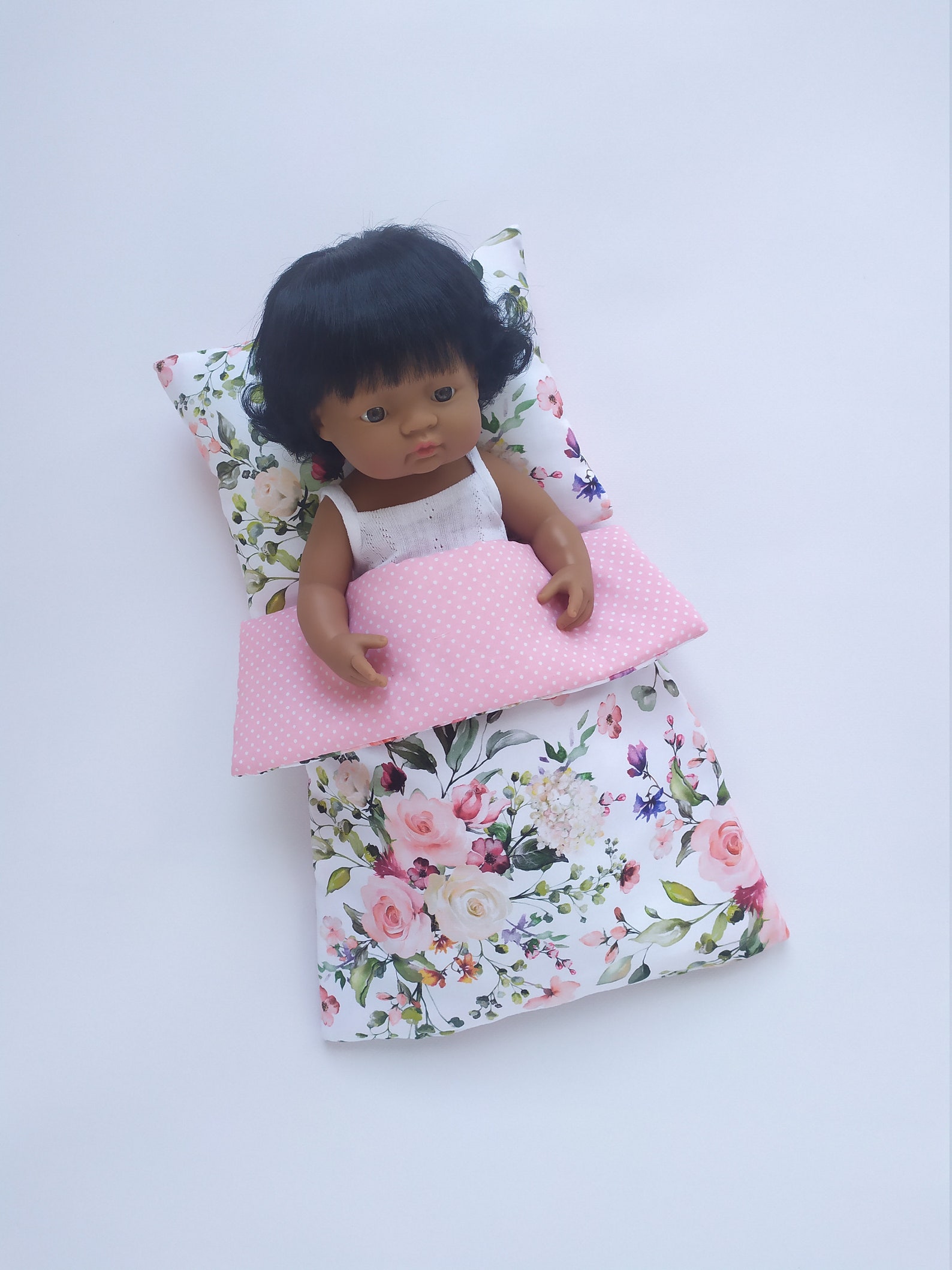Doll Bedding Set Doll Pram Bedding Set Doll Crib Bedding Etsy