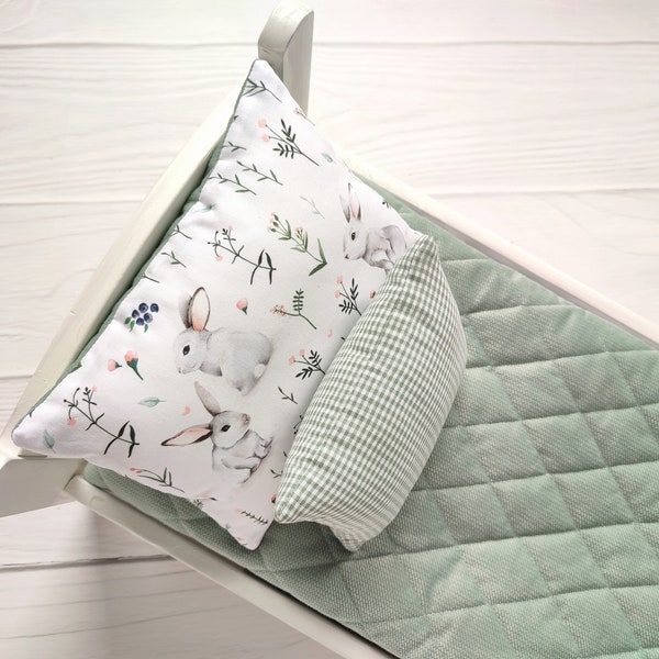 Bunny bedding, rabbit mattress pad, bedding set for bunny cat, bedding for cats, bedding for bunny, bedding for dog, mattress pad for bunny