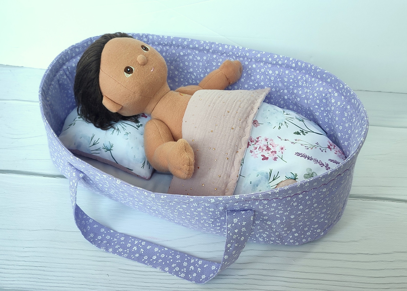 Dolls Carry Cot Dolls Carry Basket Doll Cot Baby Doll Bed Etsy