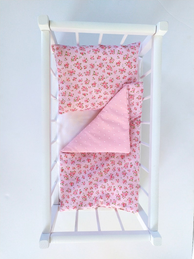 Doll bedding set doll pram bedding set doll crib bedding Etsy