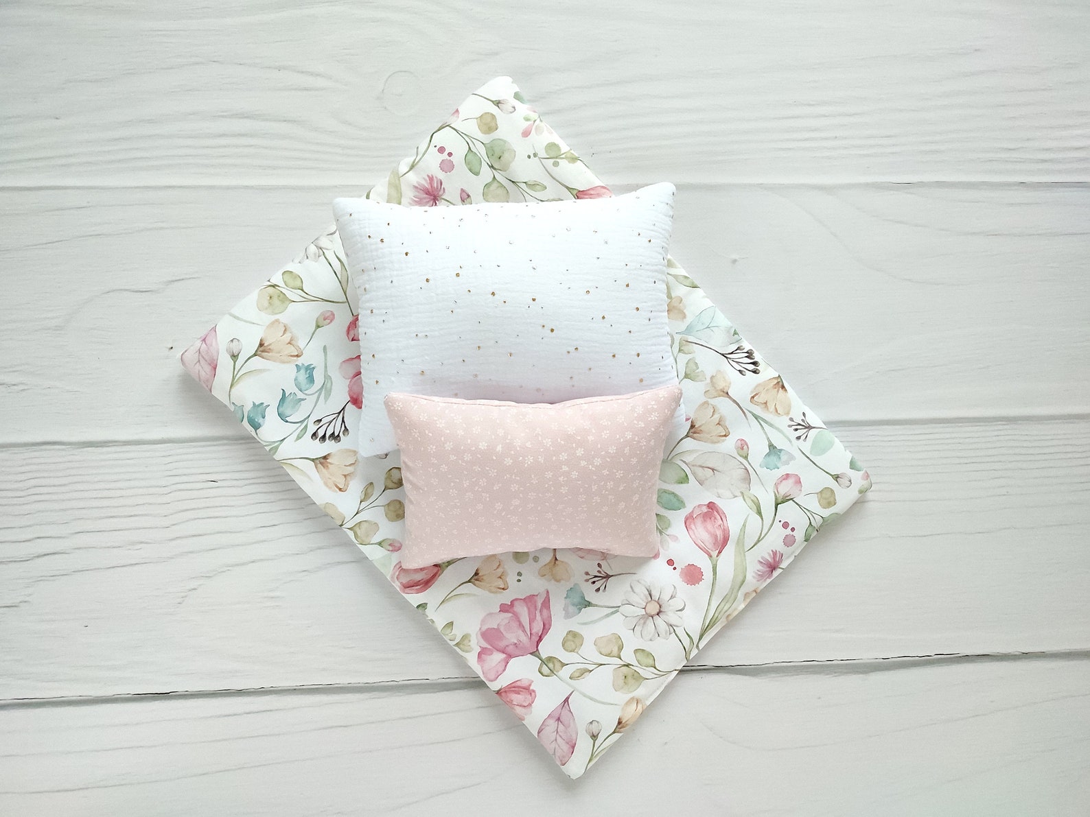 Doll Bedding Set Doll Pram Bedding Set Doll Crib Bedding Etsy