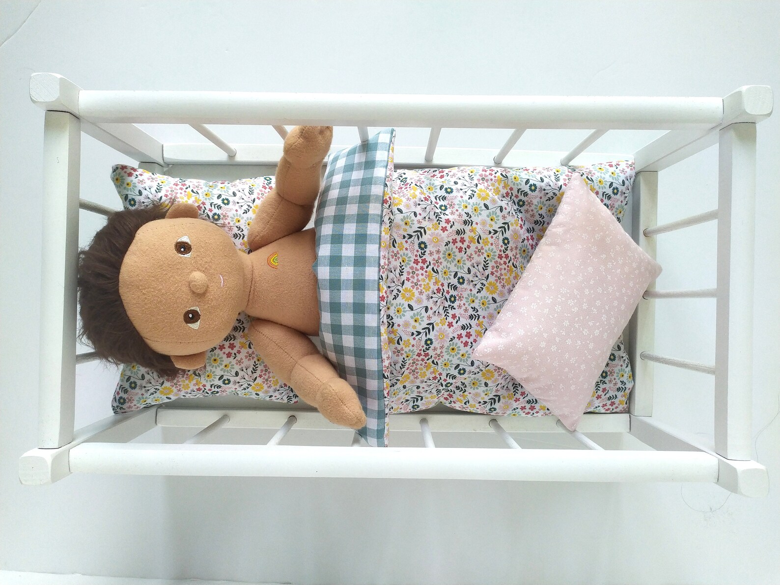Doll bedding set doll pram bedding set doll crib bedding Etsy