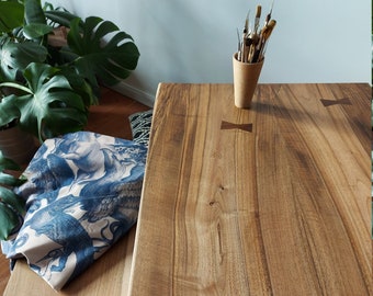 Dining table & matching benches, cottage dining table, customised, tailored, custom size