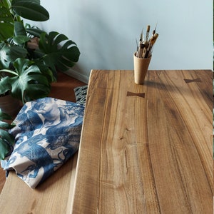 Dining table & matching benches, cottage dining table, customised, tailored, custom size