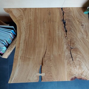 OAK coffee table, ancient OAK, sculptural, Provençal, scars, stitches, live edge, rich grain, sofa table, oak display, bowties, legendary