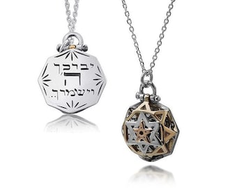 Jewish Star Necklace, Kabbalah Protection, Blessing Necklace, Five Metals, Evil Eye Jewelry, Spiritual Jewelry, Healing Jewelry, Magen David