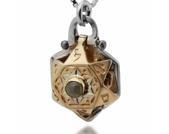 Star Of David Necklace, Jewish Star Pendant, Judaica Jewelry Gift, Hebrew Necklace, Jewish Gift For Her, Protection Amulet, Kabbalah Jewelry