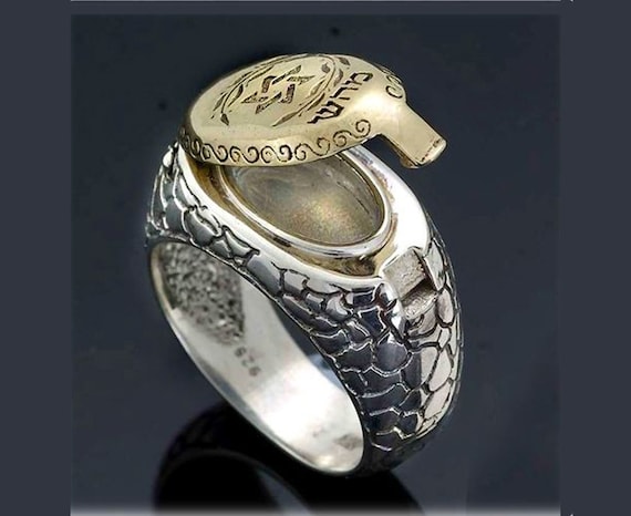 Star Of David Ring, Protection Amulet, Men Jewish Ring, Jewish Star Ring, 9K Gold Ring, Kabbalah Ring, Judaica Ring, Jewish Jewelry, Magen