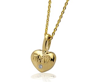 Heart Shaped, Kabbalah Jewelry, Women Pendant, Love Heart Jewelry, Relationship Jewelry, Love Necklace, Protection Jewelry, Jewish Jewelry