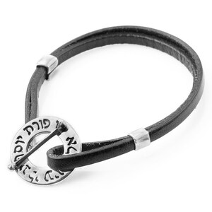Protection Bracelet, Evil Eye Bracelet, Charm Bracelet, Kabbalah Bracelet, Mens Bracelet, Jewish Jewelry, Leather Bracelet, Kabbalah Jewelry