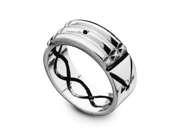 Atlantis Ring, Men's Silver Ring, Men's Spiritual Ring, Protection Ring, Statement Ring, Health Ring, Good Luck Ring, Egyptian ring