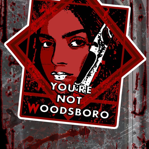 Woodsboro Sticker/Scream 6 Sticker/Scream Sticker/Sam Carpenter/Horror Sticker