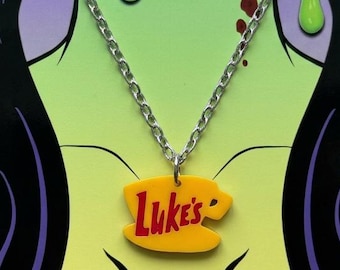 Lukes/Luke's Coffee/Luke's Necklace/Gilmore Girls/Gilmore Girls Necklace