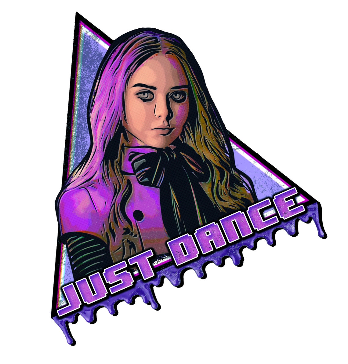 Just Dance Sticker/megan Sticker/m3gan Sticker/horror Sticker Etsy