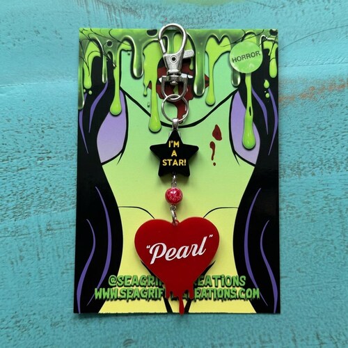 Acrylic Keychain/Pearl Movie/Pearl/Movie Keychain/Horror Keychain /Mia Goth