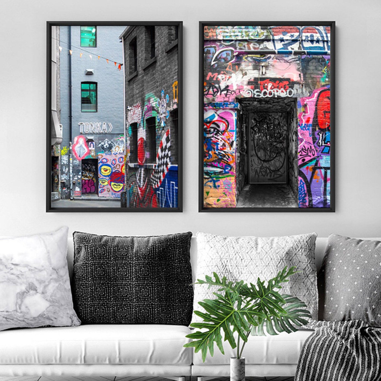 Melbourne Street Art. Urban Wall Art Print. Hosier Lane Etsy