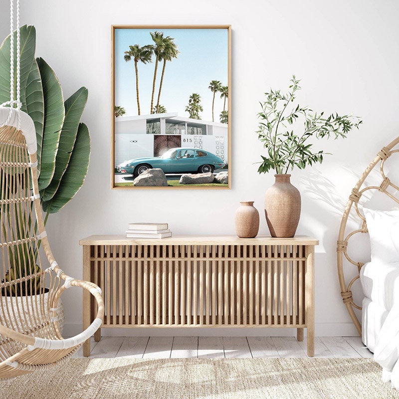 Palm Springs Wall Art. Mid Century Modern Wall Art Print. Etsy
