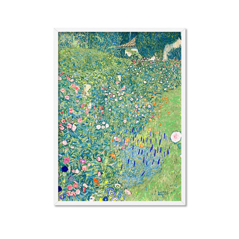 Discover Gustav Klimt Poster, Italian Garden Landscape Poster