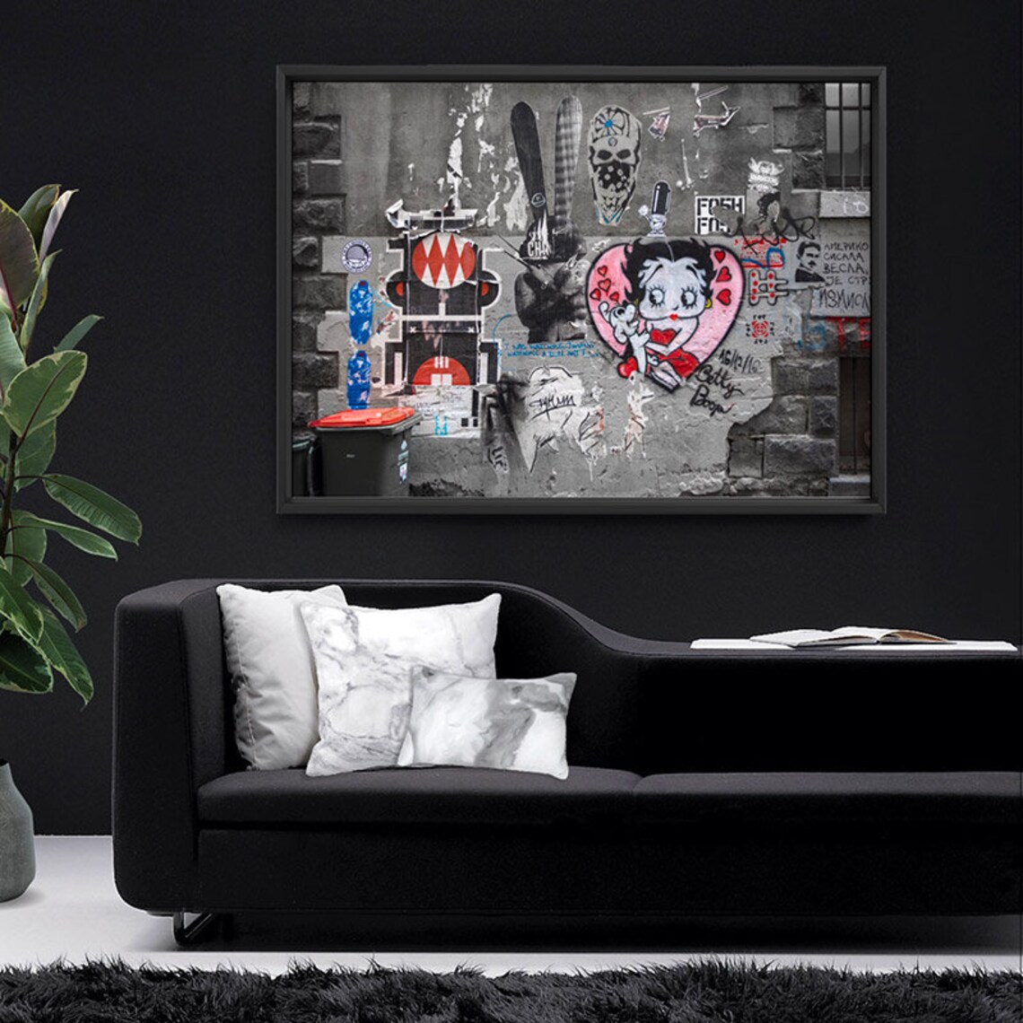 Melbourne Street Art. Urban Wall Art Print. Betty Boop Etsy