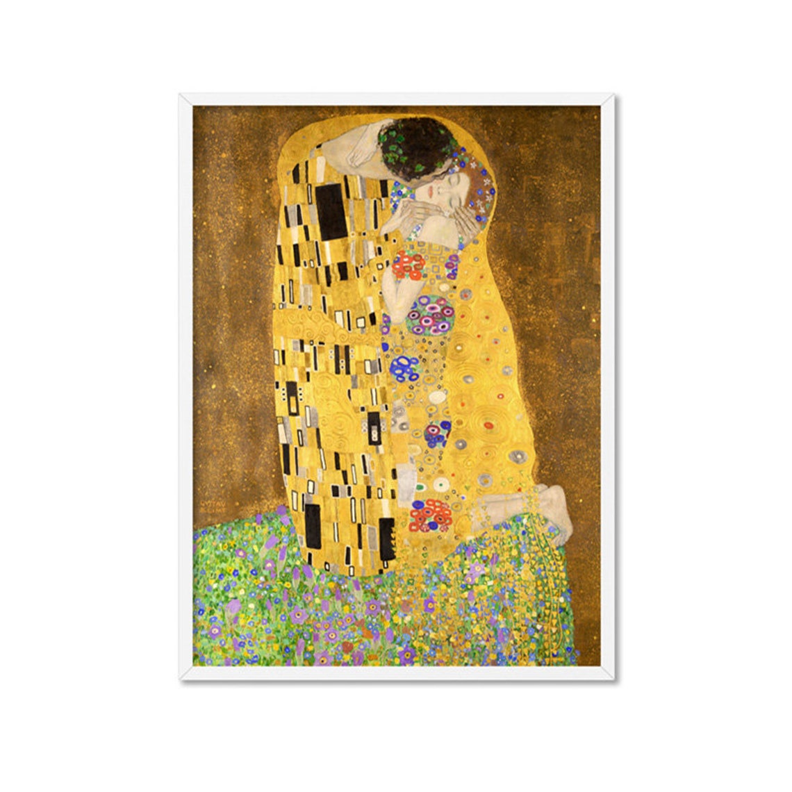 GUSTAV KLIMT the Kiss 1908. Digitally Remastered Art Print | Etsy