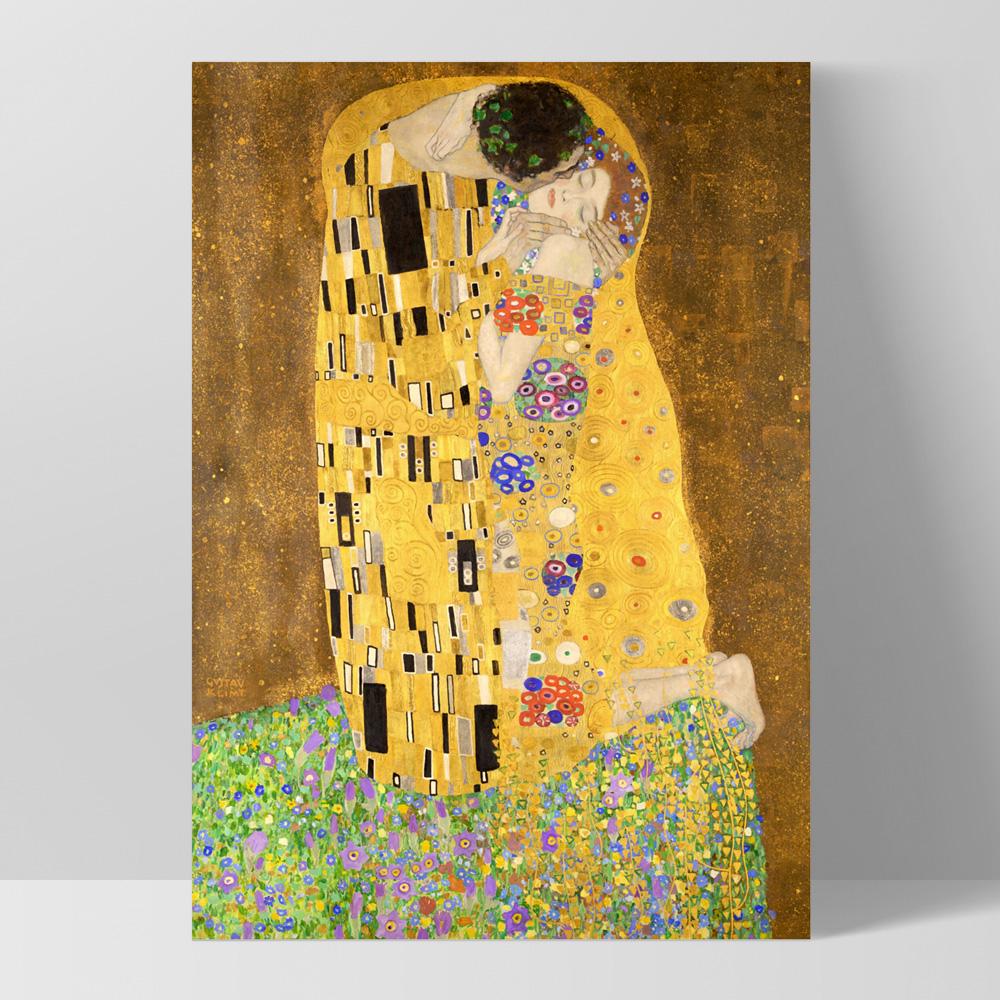GUSTAV KLIMT -the Kiss, 1908. Digitally Remastered Art Print Poster ...