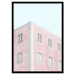 Palm Springs Wall Art. Pink Blue Pastels Art Print. Pretty - Etsy