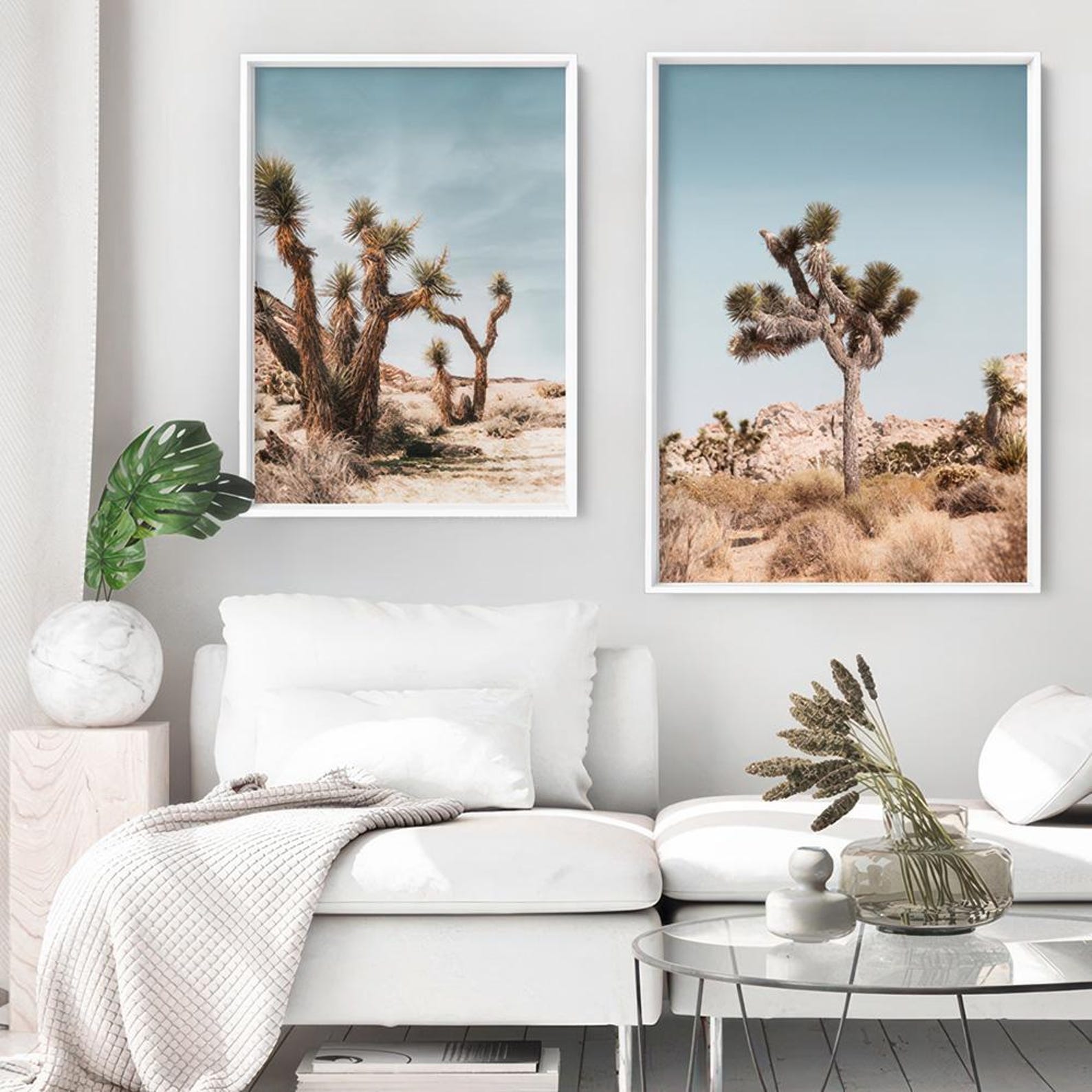 Desert Wall Art. Joshua Tree Art Print. Desert Landscape Photography ...